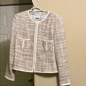 Irvine Park Elegant Multicolor Tweed Blazer